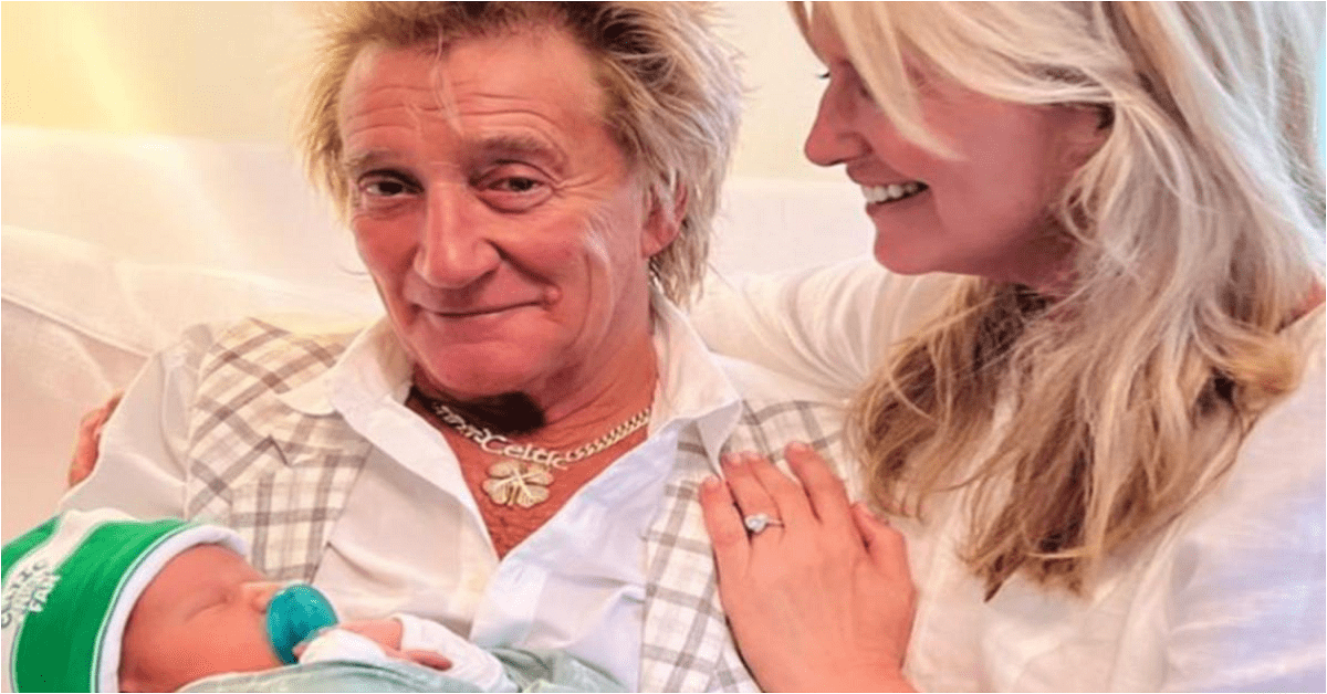 Rod Stewart Shares Sweet First Photos with His Two New Grandkids: ‘Happy Grandad’