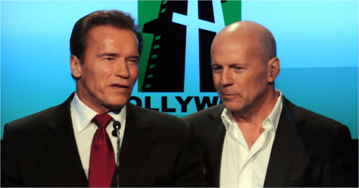 Arnold Schwarzenegger talks about Bruce Willis’ retirement, says he’ll be ‘remembered as a great, great star’