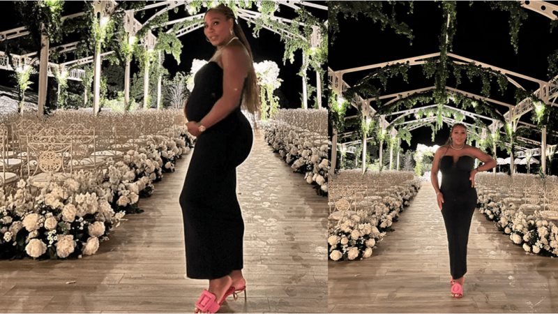 Pregnant Serena Williams Shows Off Her Bump in Italy: ‘Trying to Figure Out If the Baby Is in the Front or Back’