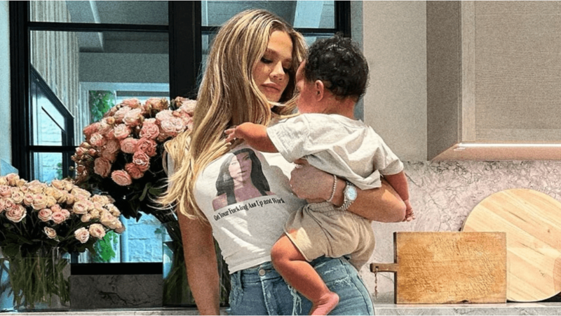 Did Khloe Kardashian take a dig at sister Kim with her ‘get your f*cking a** up and work’ meme top?