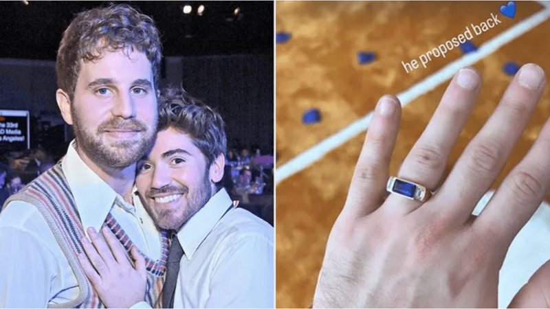Ben Platt Shows Off Engagement Ring from Fiancé Noah Galvin: ‘He Proposed Back’