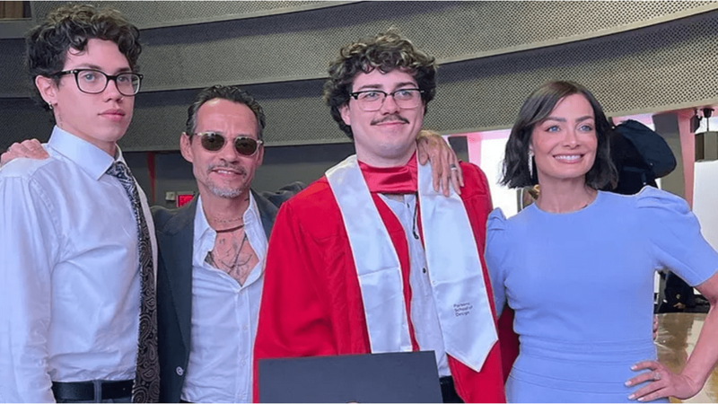 Marc Anthony Celebrates Son Cristian’s College Graduation: ‘I Love My Kids to the Moon and Back’
