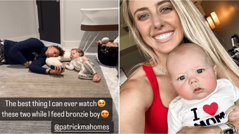Brittany Mahomes Shares Her Sweet View of Patrick Mahomes and Sterling as She Feeds Baby Bronze: ‘Best Thing’