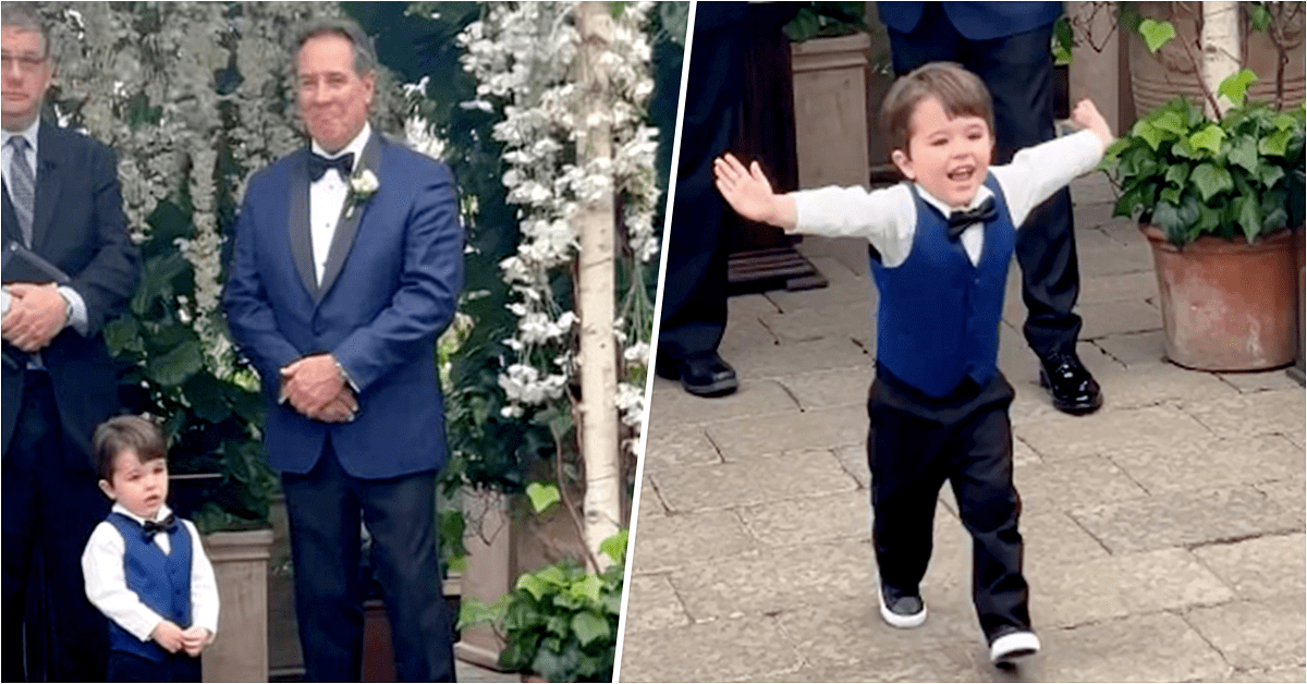 Toddler tells mom she’s beautiful on her wedding day