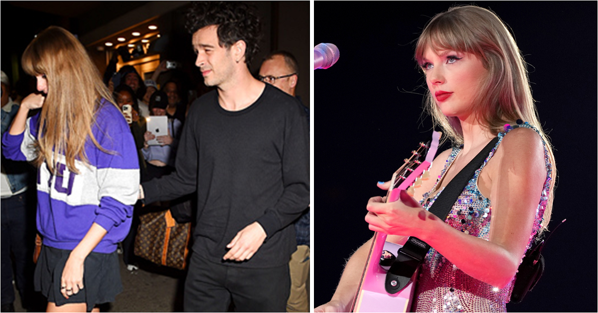 Taylor Swift & Matty Healy Spotted Together at NYC Recording Studio Amid Dating Rumors