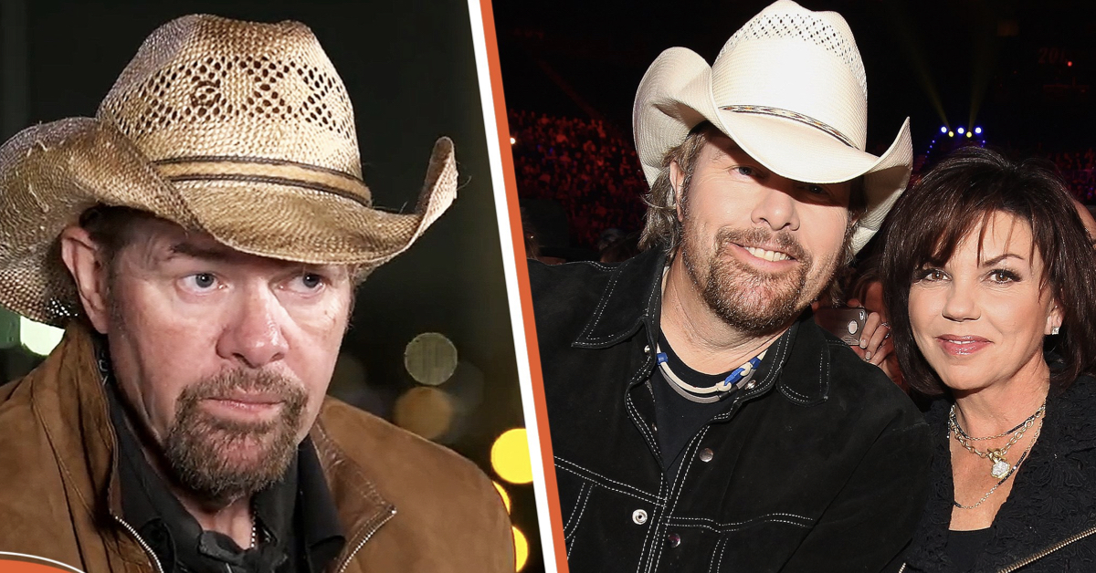Toby Keith’s wife of 38 yrs remains by his side during chemo, met when he had no money or fame