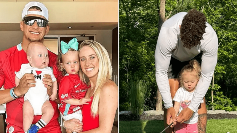 Brittany Mahomes Shares Adorable Photo of Patrick Mahomes Teaching Daughter Sterling, 2, to Golf