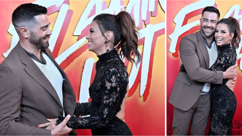 Eva Longoria and Jesse Metcalfe Reunite at ‘Flamin’ Hot’ Premiere in Los Angeles