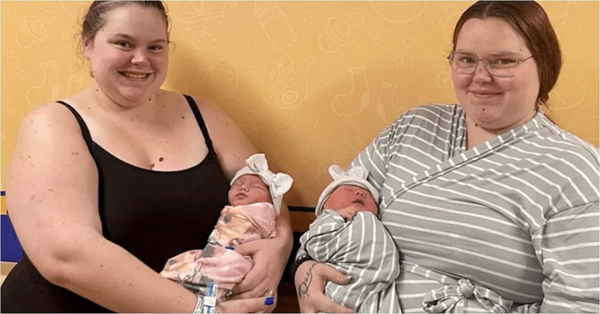 Twins Give Birth Hours Apart After One Sister Goes into Labor While Visiting Sibling in Hospital