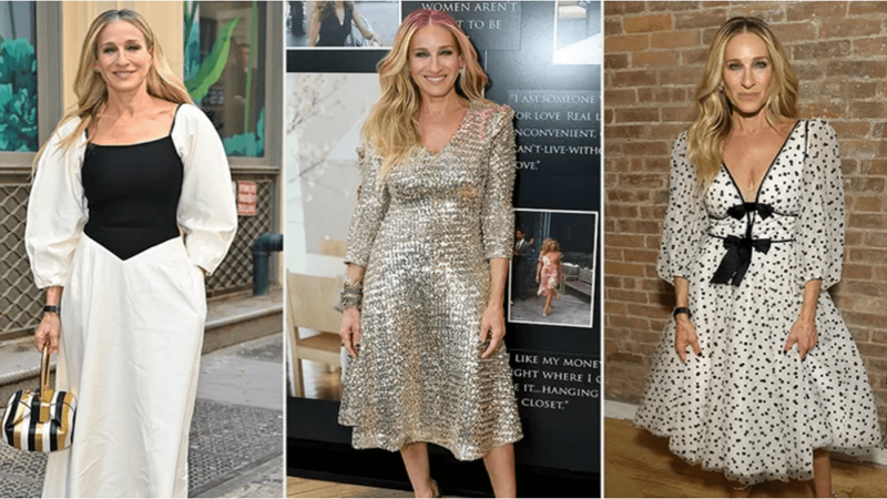 Sarah Jessica Parker Wears 3 Dresses in 1 Day While Celebrating 25 Years of ‘S@x and the City’