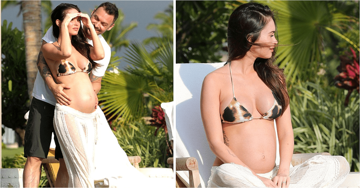 Megan Fox and Brian Austin Green share their good news by flaunting baby bump in Hawaii